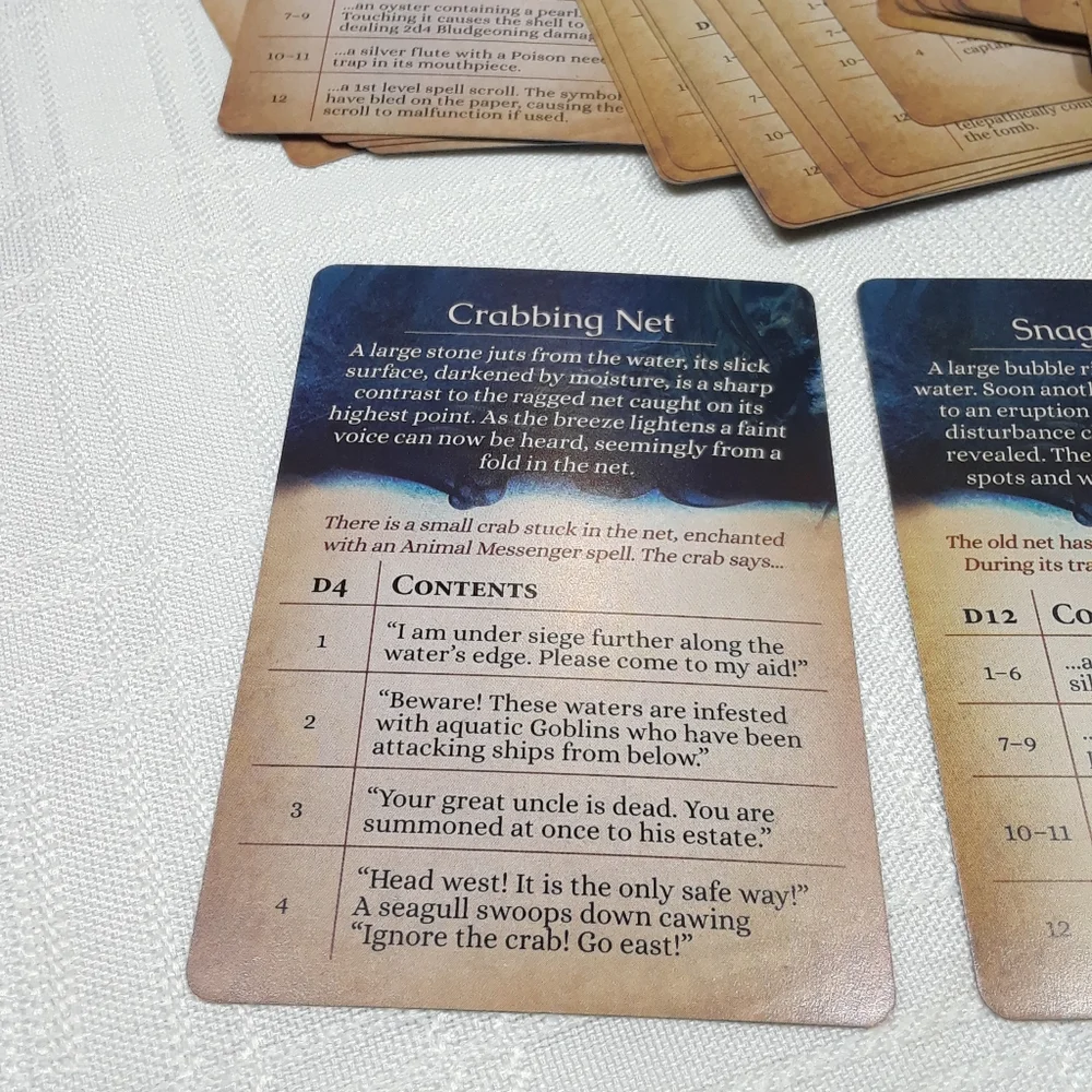 💜Kids DD Cards Objects of Intrigue Encounter Deck Waterways Adventure Card Game